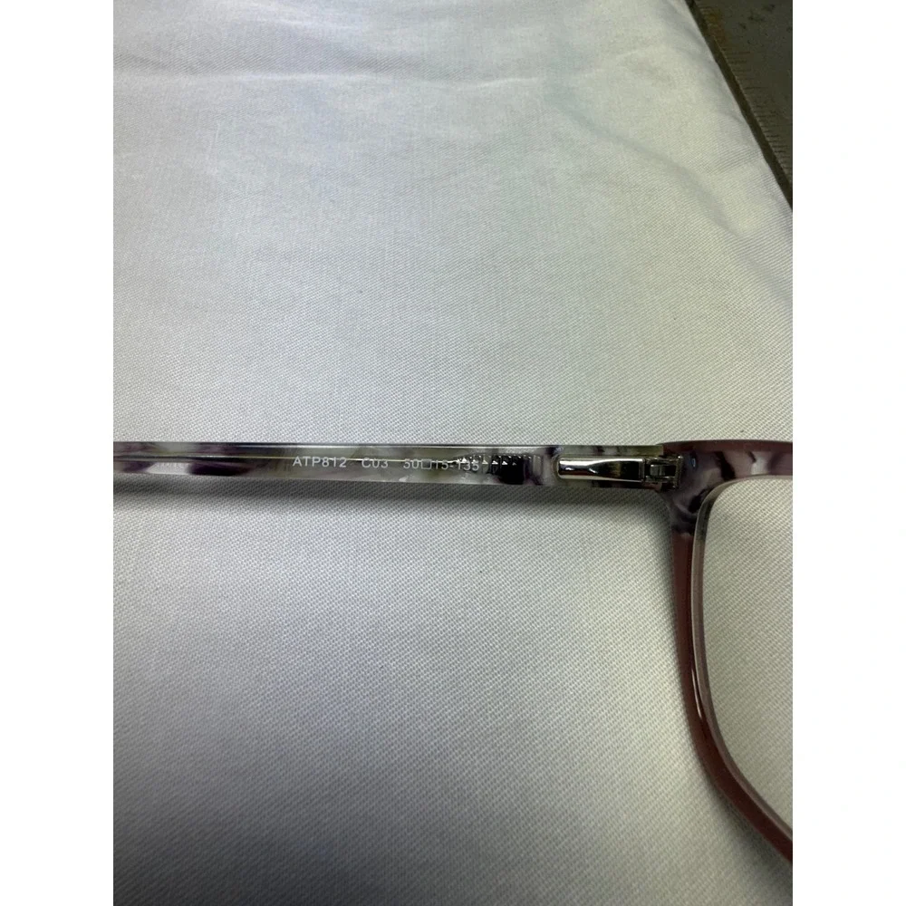 Ann Taylor Petite Eyeglasses ATP812 C03 Marbled Purple Grey Cat‎ Eye Frames
